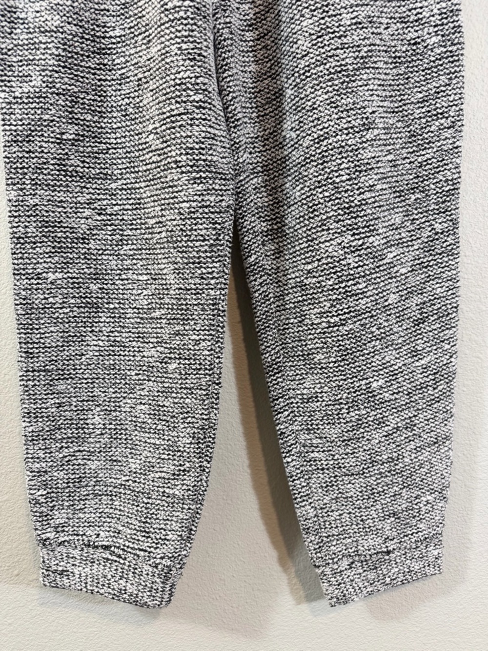 Aerie Offline Snow Day Joggers Size S Black White Textured Knit Loungewear - Picture 4 of 8